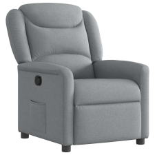 vidaXL világosszürke szövet dönthető fotel (4015596) bútor