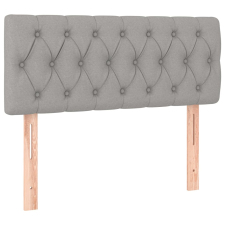 vidaXL világosszürke szövet fejtámla 100x7x78/88 cm (346326) ágy és ágykellék