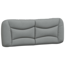 vidaXL világosszürke szövet fejtámla párna 140 cm (374576) ágy és ágykellék