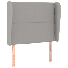 vidaXL világosszürke szövet fejtámla szárnyakkal 103 x 23 x 118/128 cm (3117806) ágy és ágykellék