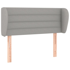 vidaXL világosszürke szövet fejtámla szárnyakkal 103x23x78/88 cm (3117274) ágy és ágykellék