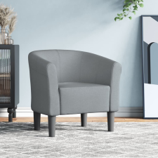 vidaXL világosszürke szövet kagylófotel (356429 VidaXL) bútor