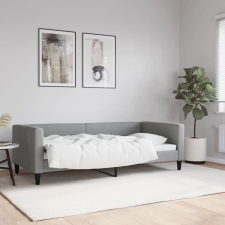 vidaXL világosszürke szövet kanapéágy 90 x 190 cm ágy és ágykellék