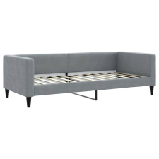 vidaXL világosszürke szövet kanapéágy keret 90 x 200 cm (353983) ágy és ágykellék