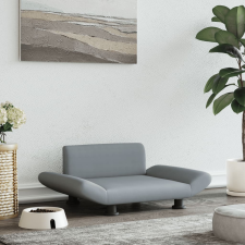 vidaXL világosszürke szövet kutyaágy 70 x 45 x 28 cm szállítóbox, fekhely kutyáknak