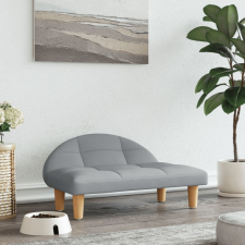 vidaXL világosszürke szövet kutyaágy 70 x 52 x 30 cm szállítóbox, fekhely kutyáknak