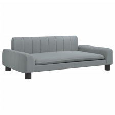 vidaXL világosszürke szövet kutyaágy 90 x 53 x 30 cm (171847) szállítóbox, fekhely kutyáknak