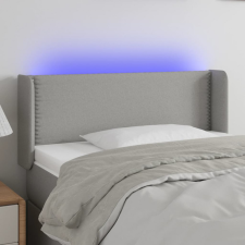 vidaXL világosszürke szövet LED-es fejtámla 93 x 16 x 78/88 cm ágy és ágykellék