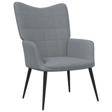 vidaXL világosszürke szövet pihenőfotel 62 x 68,5 x 96 cm bútor