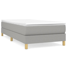 vidaXL világosszürke szövet rugós ágykeret 80 x 200 cm (3120566) ágy és ágykellék