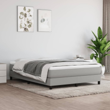 vidaXL világosszürke szövet zsebrugós ágymatrac 140 x 190 x 20 cm ágy és ágykellék