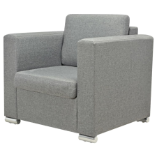 vidaXL világosszürke szövetfotel (243579) bútor