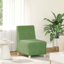 vidaXL világoszöld bársony kanapéfotel 55 cm bútor