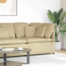 vidaXL világoszöld szürke moduláris kanapé sarokmodul párnákkal 100 cm bútor