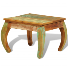 vidaXL vintage újrahasznosított fa dohányzóasztal bútor