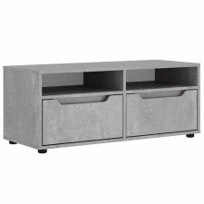 vidaXL VISNES betonszürke szerelt fa TV-szekrény 100x40x38 cm (4108294) bútor