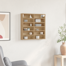 vidaXL Vitrine Cabinet Artisan Oak 60x8,5x58 cm Mérnöki Fa bútor
