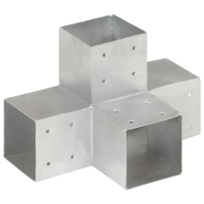 vidaXL X alakú horganyzott fém oszloptartó 101 x 101 mm építőanyag