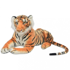 vidaXL XXL barna tigris plüssjáték plüssfigura