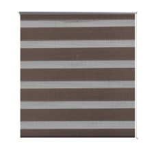 vidaXL Zebra roló 37 x 100 cm-es Kávé (240185) lakástextília