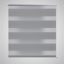vidaXL Zebra roló 40 x 100 cm Szürke lakástextília