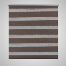 vidaXL Zebra roló 77 x 175 cm Kávé lakástextília