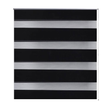 vidaXL Zebra roló 80 x 150 cm Fekete (240200) lakástextília