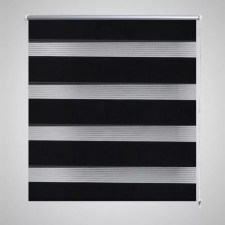 vidaXL Zebra roló 90 x 150 cm Fekete lakástextília