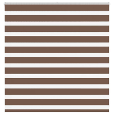 vidaXL zebrafüggönnyel barna szövetszélesség 145,9 cm poliészter lakástextília