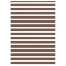 vidaXL zebrafüggönnyel barna szövetszélesség 150,9 cm poliészter lakástextília