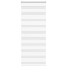 vidaXL zebrafüggönnyel fehér szövetszélesség 55,9 cm poliészter lakástextília