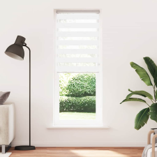vidaXL zebrafüggönnyel fehér szövetszélesség 80,9 cm poliészter (4014778) lakástextília