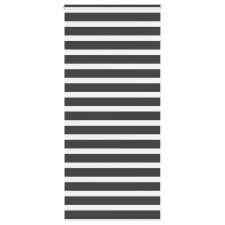 vidaXL zebrafüggönnyel fekete szövetszélesség 100,9 cm poliészter lakástextília