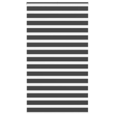 vidaXL zebrafüggönnyel fekete szövetszélesség 130,9 cm poliészter lakástextília