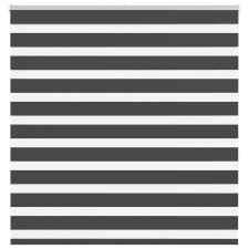 vidaXL zebrafüggönnyel fekete szövetszélesség 135,9 cm poliészter lakástextília