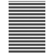 vidaXL zebrafüggönnyel fekete szövetszélesség 150,9 cm poliészter lakástextília