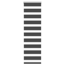 vidaXL zebrafüggönnyel fekete szövetszélesség 40,9 cm poliészter lakástextília