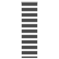 vidaXL zebrafüggönnyel fekete szövetszélesség 50,9 cm poliészter lakástextília