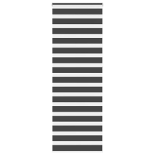 vidaXL zebrafüggönnyel fekete szövetszélesség 65,9 cm poliészter lakástextília