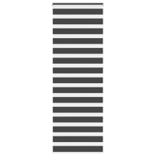 vidaXL zebrafüggönnyel fekete szövetszélesség 70,9 cm poliészter lakástextília