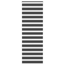 vidaXL zebrafüggönnyel fekete szövetszélesség 75,9 cm poliészter lakástextília