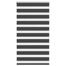 vidaXL zebrafüggönnyel fekete szövetszélesség 85,9 cm poliészter lakástextília