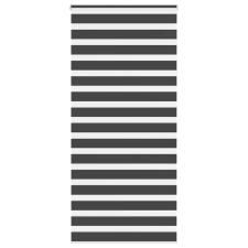 vidaXL zebrafüggönnyel fekete szövetszélesség 90,9 cm poliészter lakástextília