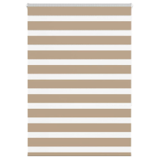 vidaXL zebrafüggönnyel homokbarna szövetszélesség 105,9 cm poliészter lakástextília