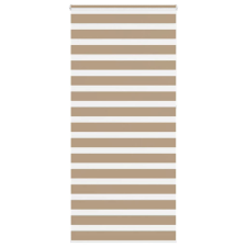 vidaXL zebrafüggönnyel homokbarna szövetszélesség 110,9 cm poliészter lakástextília