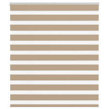 vidaXL zebrafüggönnyel homokbarna szövetszélesség 115,9 cm poliészter lakástextília