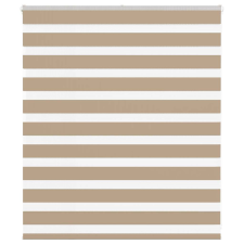 vidaXL zebrafüggönnyel homokbarna szövetszélesség 120,9 cm poliészter lakástextília