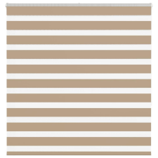 vidaXL zebrafüggönnyel homokbarna szövetszélesség 140,9 cm poliészter lakástextília