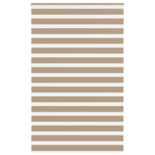 vidaXL zebrafüggönnyel homokbarna szövetszélesség 145,9 cm poliészter lakástextília