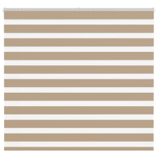 vidaXL zebrafüggönnyel homokbarna szövetszélesség 160,9 cm poliészter lakástextília